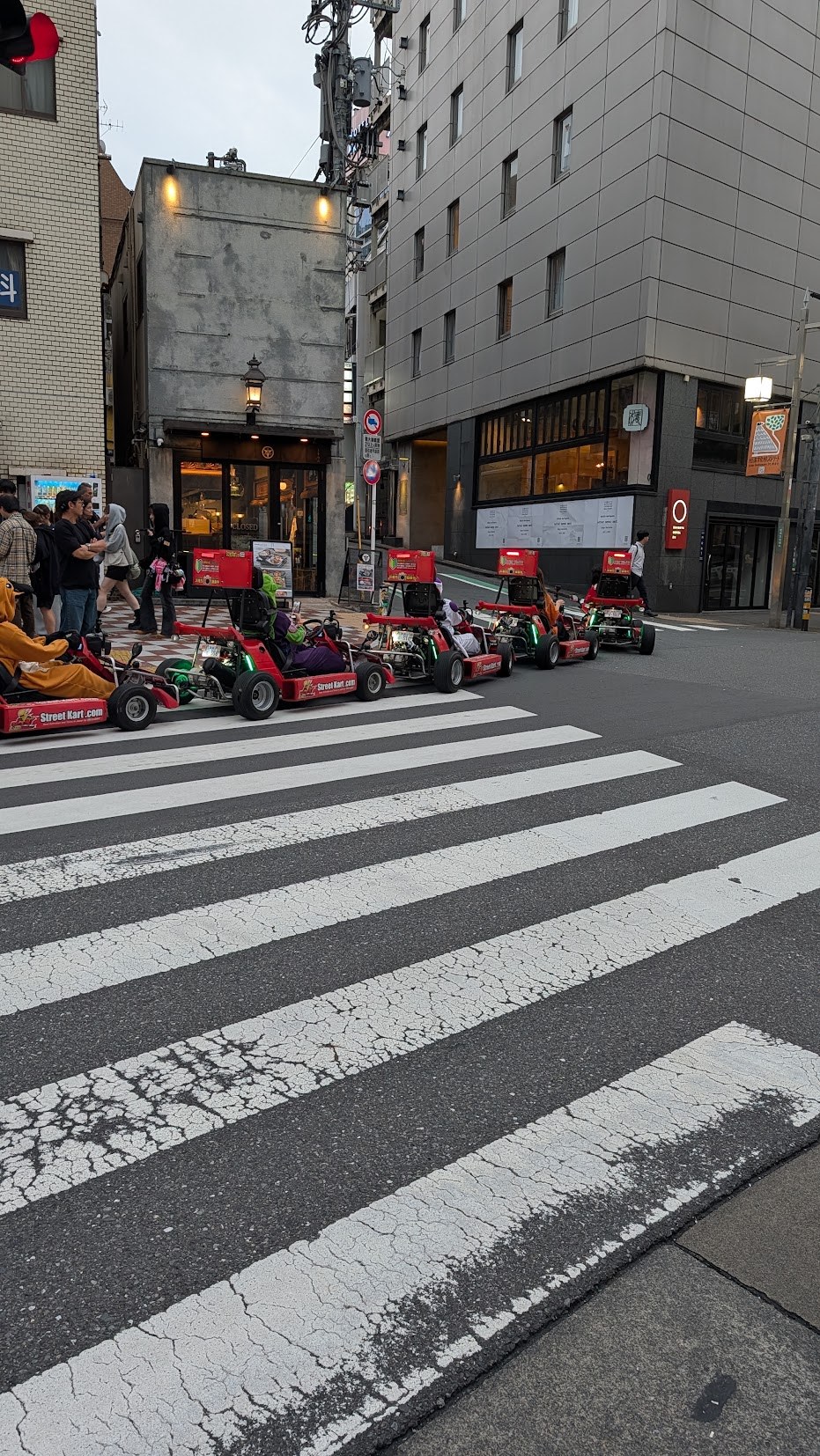 Pedestrians at Shibuya Crossing